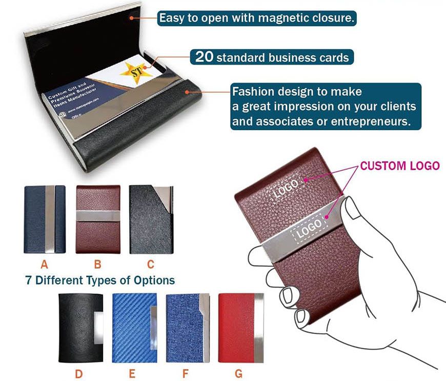 Order your own stainless steel business card holder