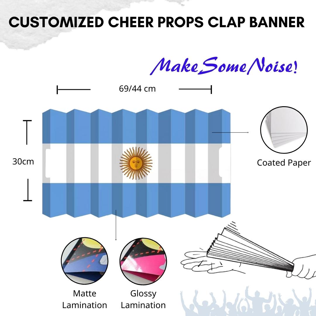  World Cup football cheer props, design your logo.