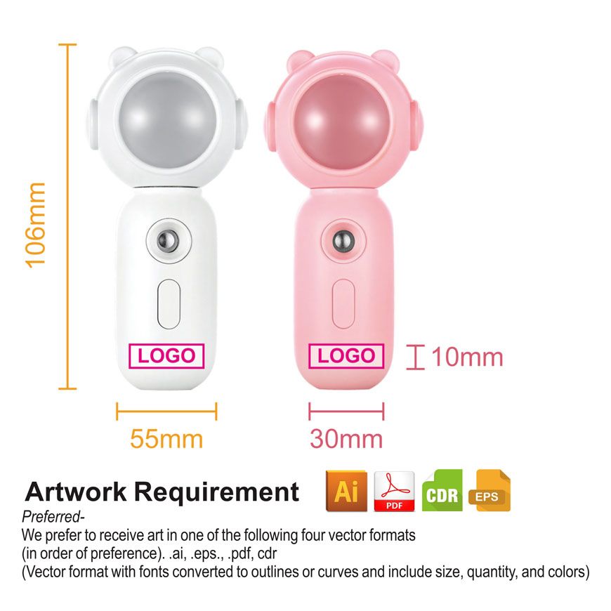 personalised USB Rechargeable Mini Sprayer