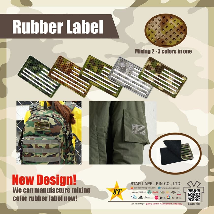 personalized military PVC Patches