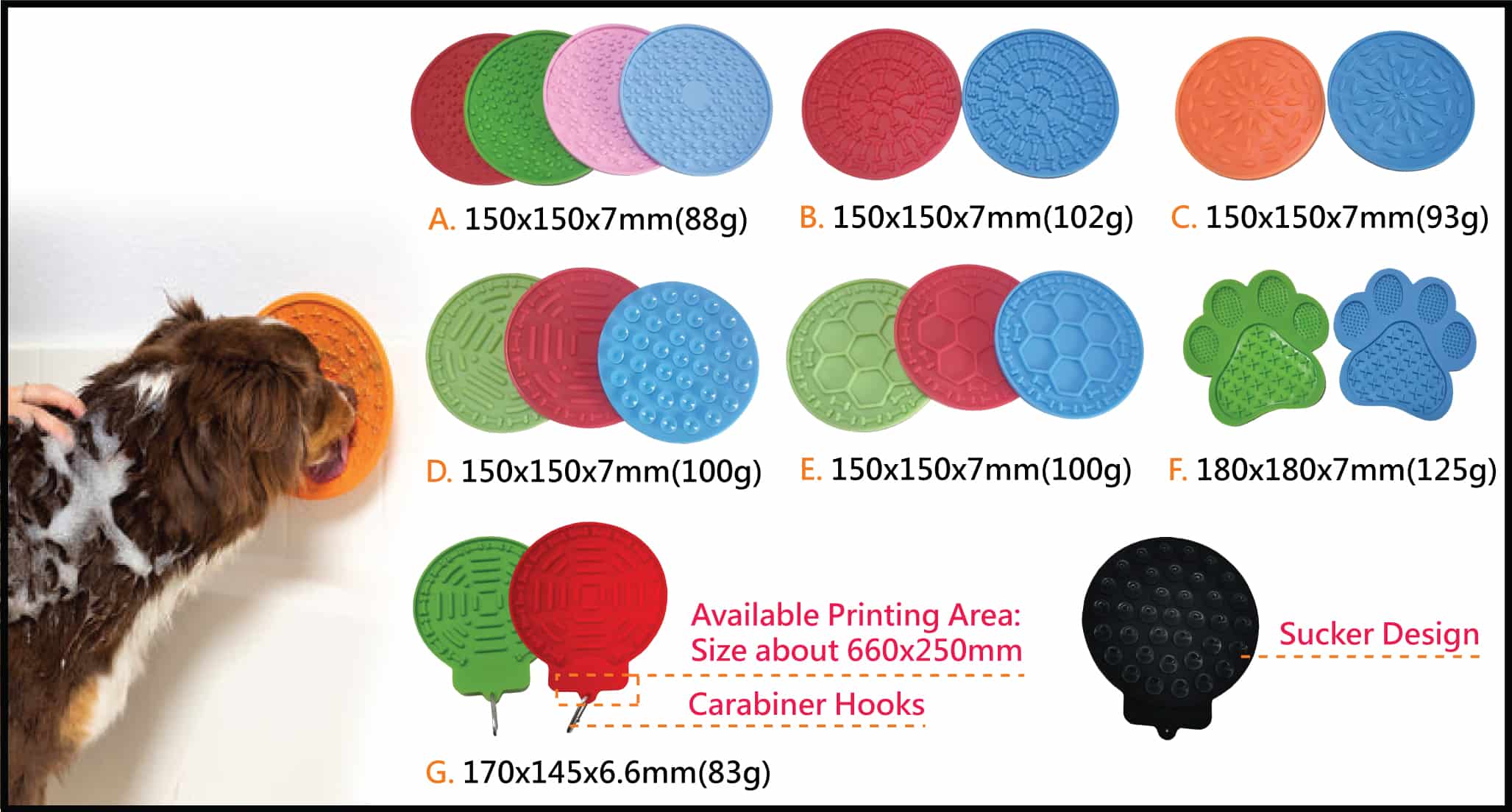 7 открытых дизайнов для варианта коврика для собак.