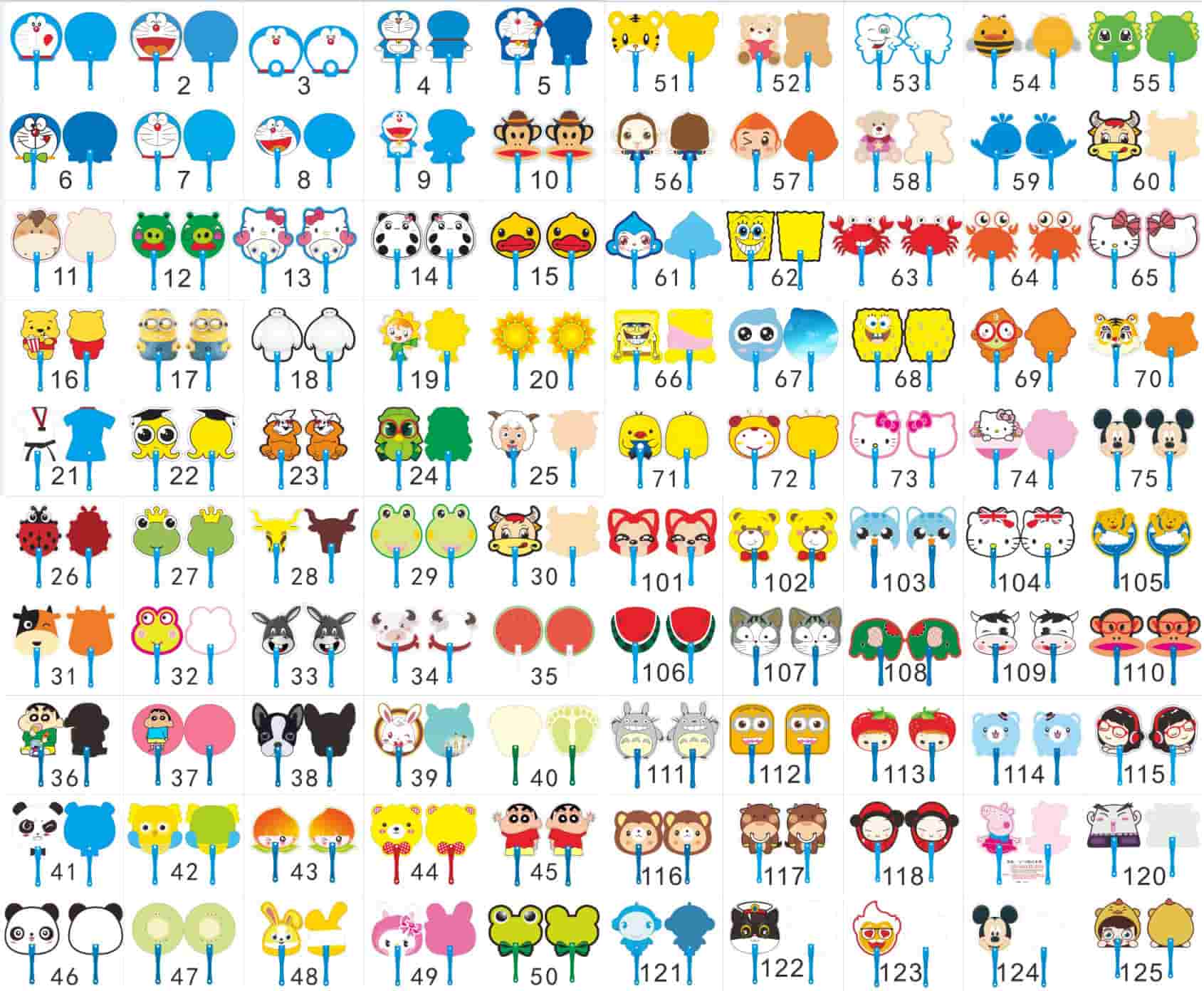  We have manufactured hundreds of hand fans.