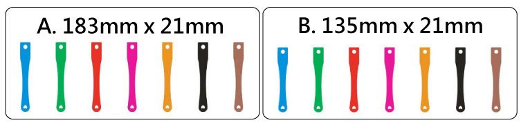  Two Lengths of Handles for Options.
