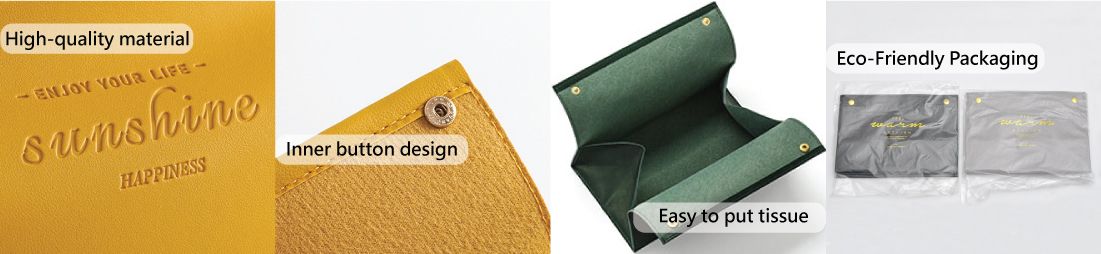 Lassen Sie uns den tatsächlichen Leder-Taschentuchbox-Bezug für Sie herstellen.