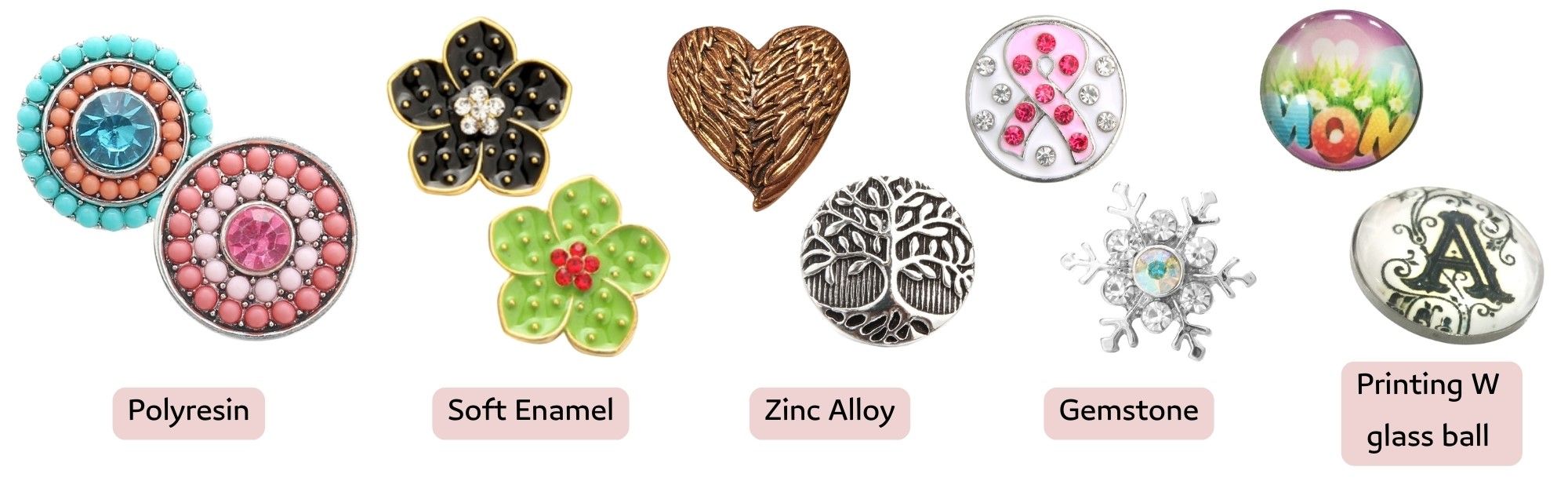 Azonnal fokozza kiegészítőit ezekkel a divatos és sokoldalú snap kiegészítőkkel.