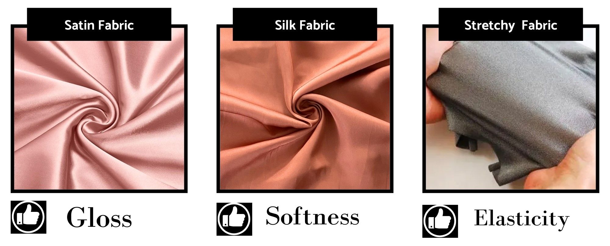 Desfrute do luxo supremo com um elástico de seda para o cabelo, meticulosamente fabricado em nossa fábrica.