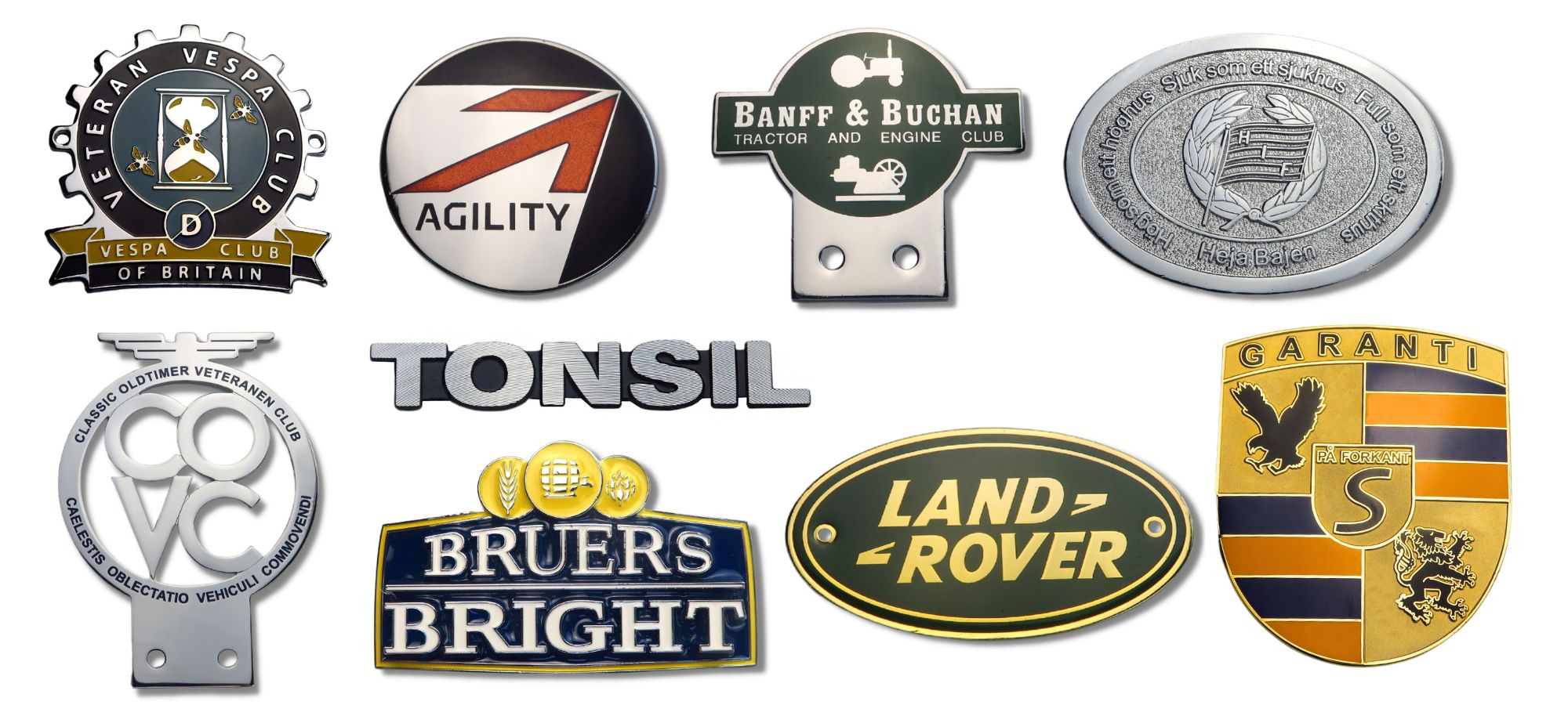 Skræddersyet bilmærke metalbadge0