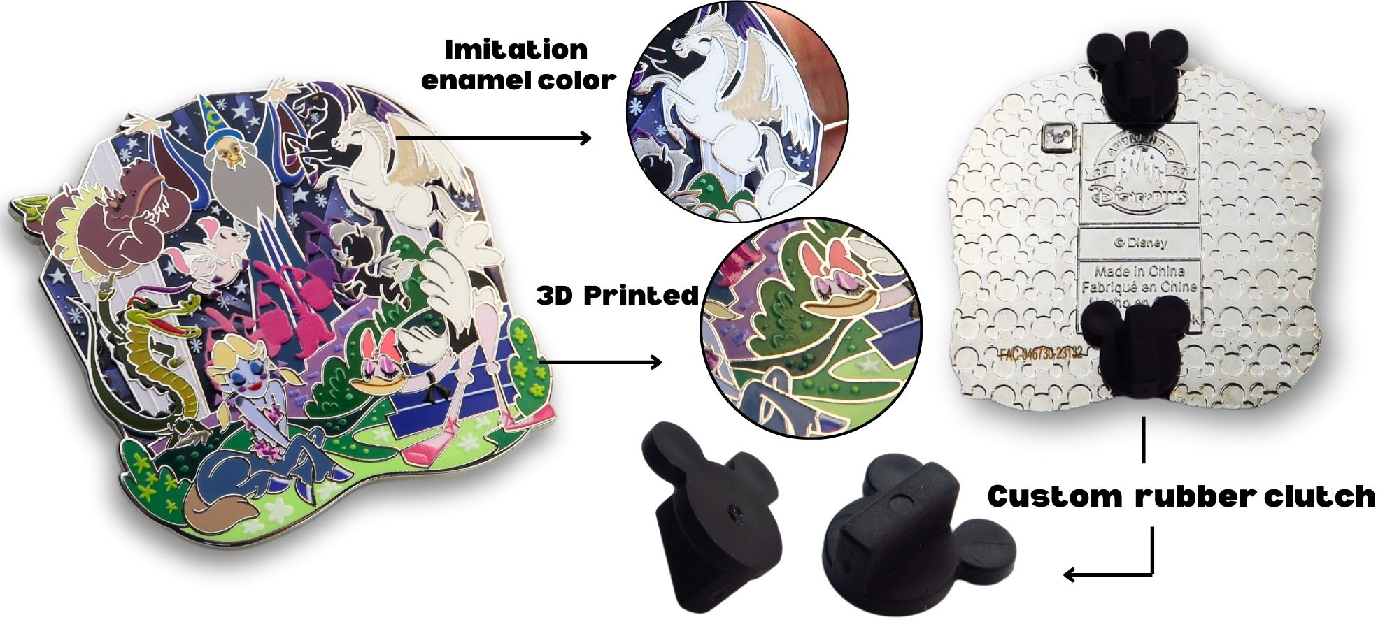 Személyre szabhatja gyűjteményét a legértékesebb Disney kitűzőkkel.