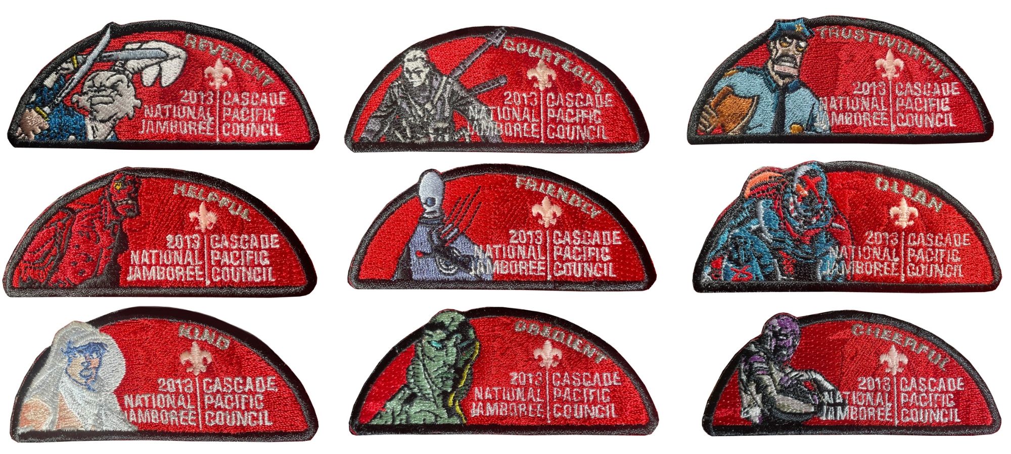 ジャケット、バッグなどの大きなパッチをパーソナライズします。