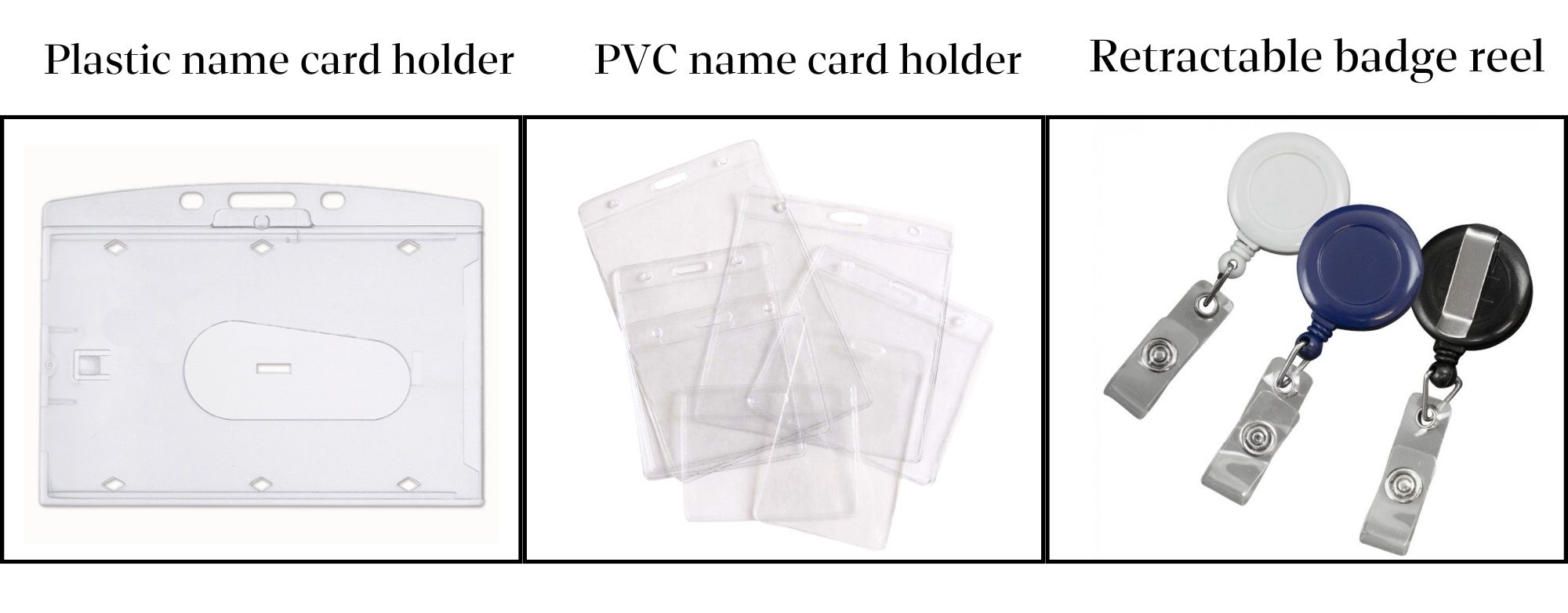 Hold ID-en din sikker og lett tilgjengelig med høykvalitets ID-kortholdere.