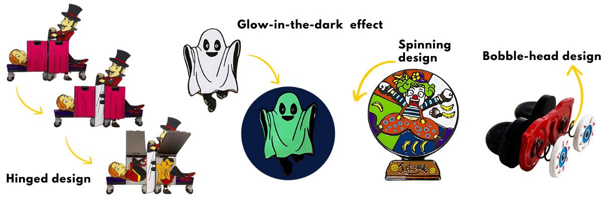 Tilpassede Halloween jakkemerker