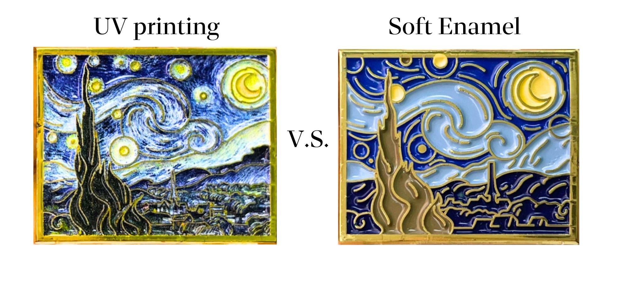 A zománc kitűző logók stílusos módot kínálnak a vállalkozások számára, hogy népszerűsítsék márkaidentitásukat.