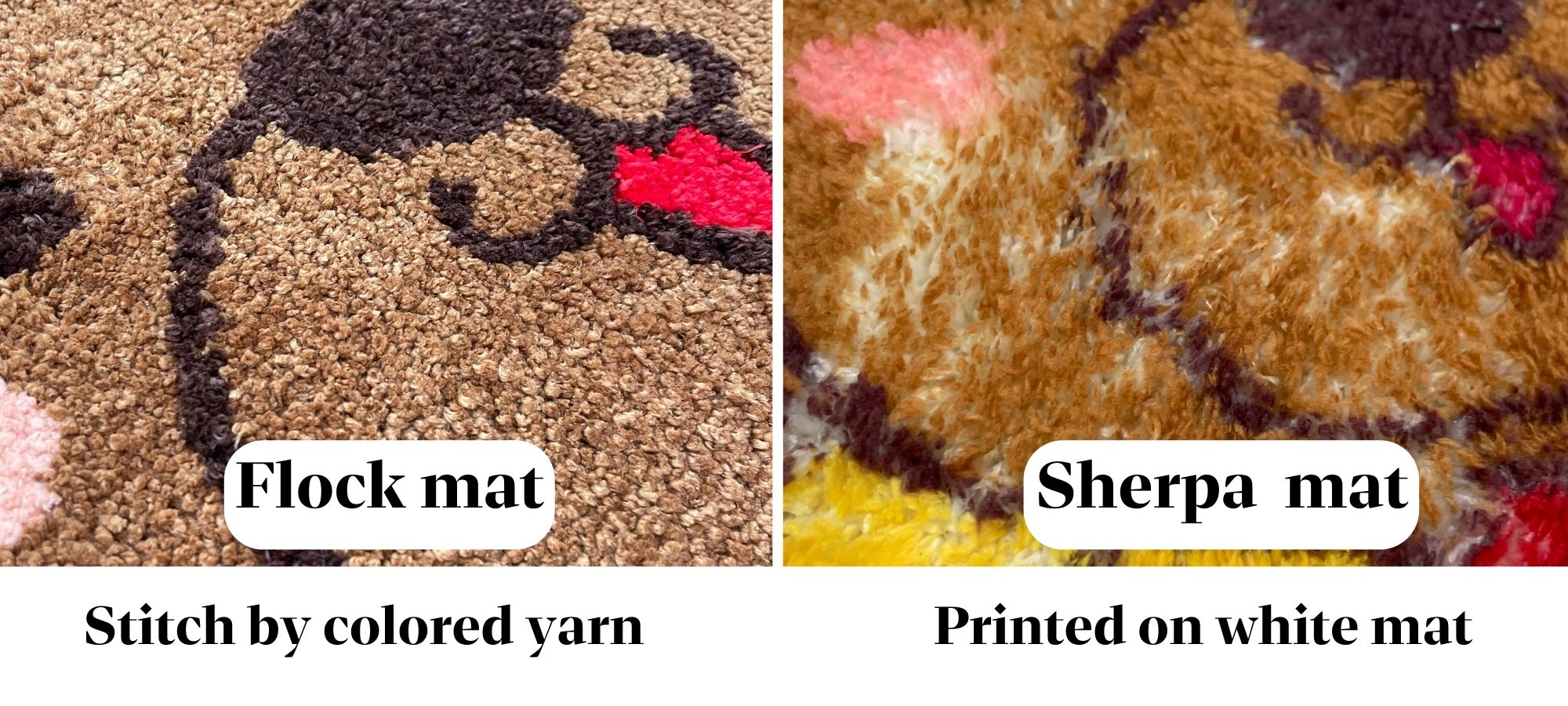 Söpöt kylpyhuoneen matot lisäävät leikkisän ja viehättävän kosketuksen mihin tahansa kylpyhuoneeseen hauskoilla kuvioilla ja eloisilla väreillä.