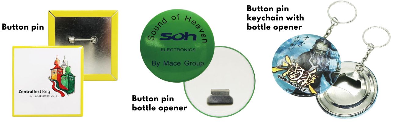 Mostrando botões personalizados com muitos anexos.