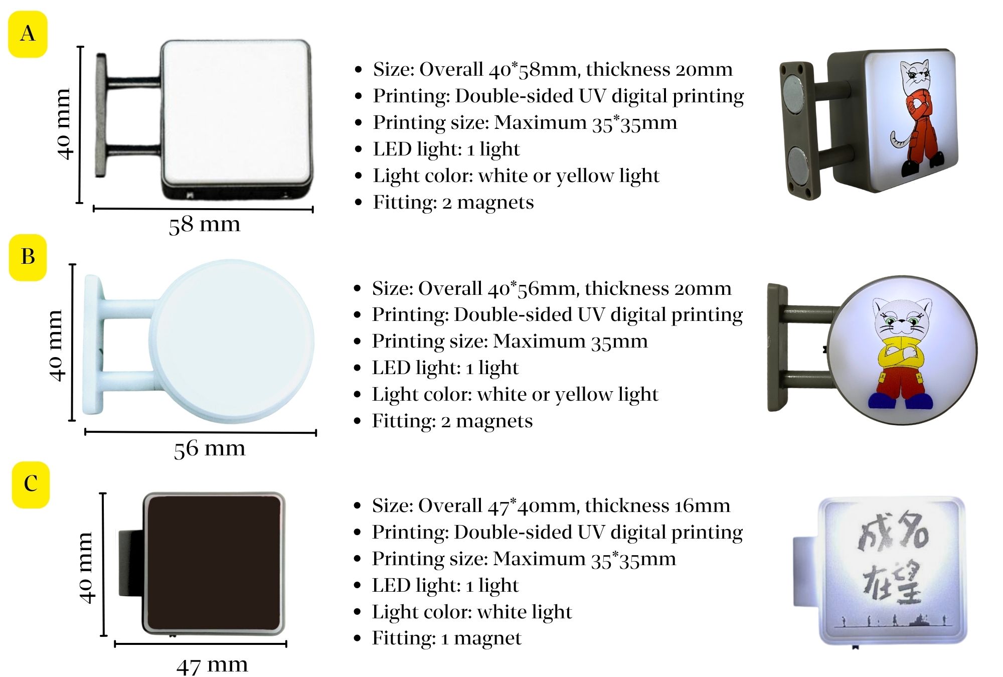 Suunnittele oma mukautettu valokuvavalolaatikko ainutlaatuiseksi lahjaksi.