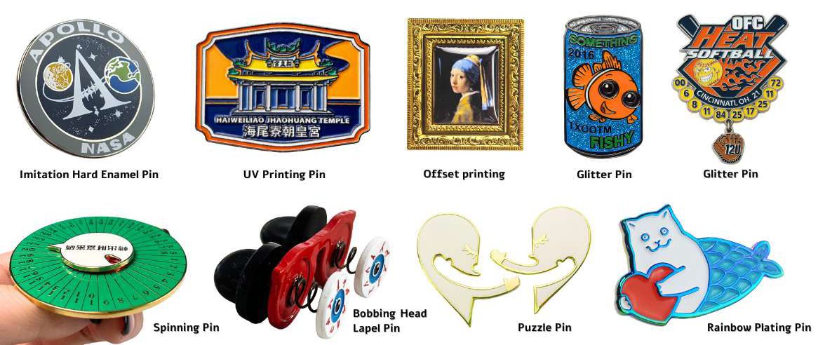 egyedi gallér kitűzők.