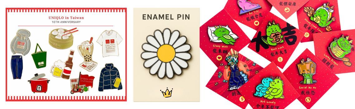 egyedi gallér kitűző csomagolás.