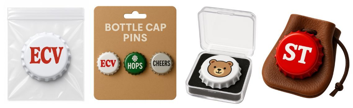 پین های سفارشی درب بطری