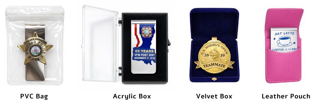 Tilpass designet på pengespenne.