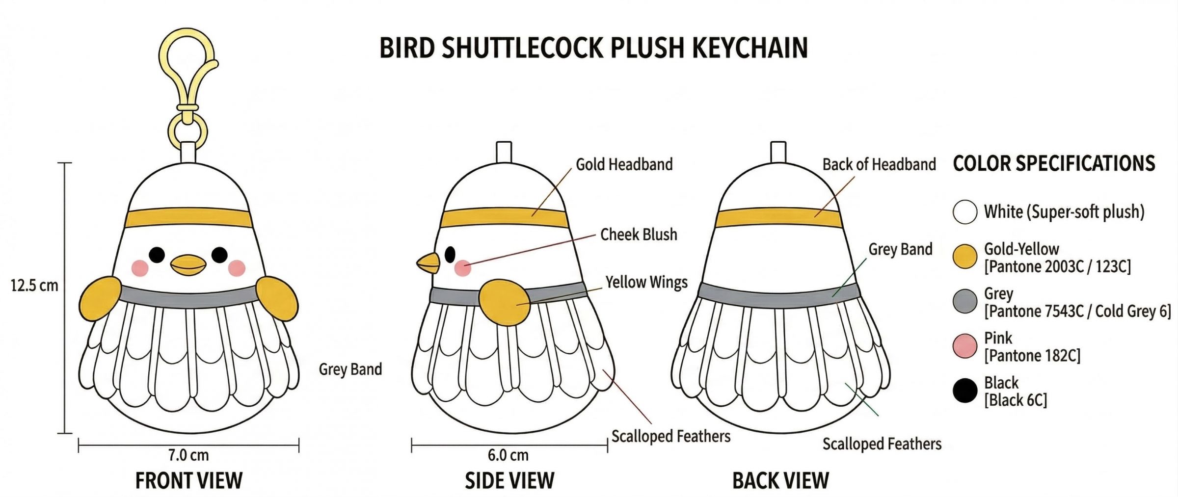 ぬいぐるみキーチェーンを作成する。