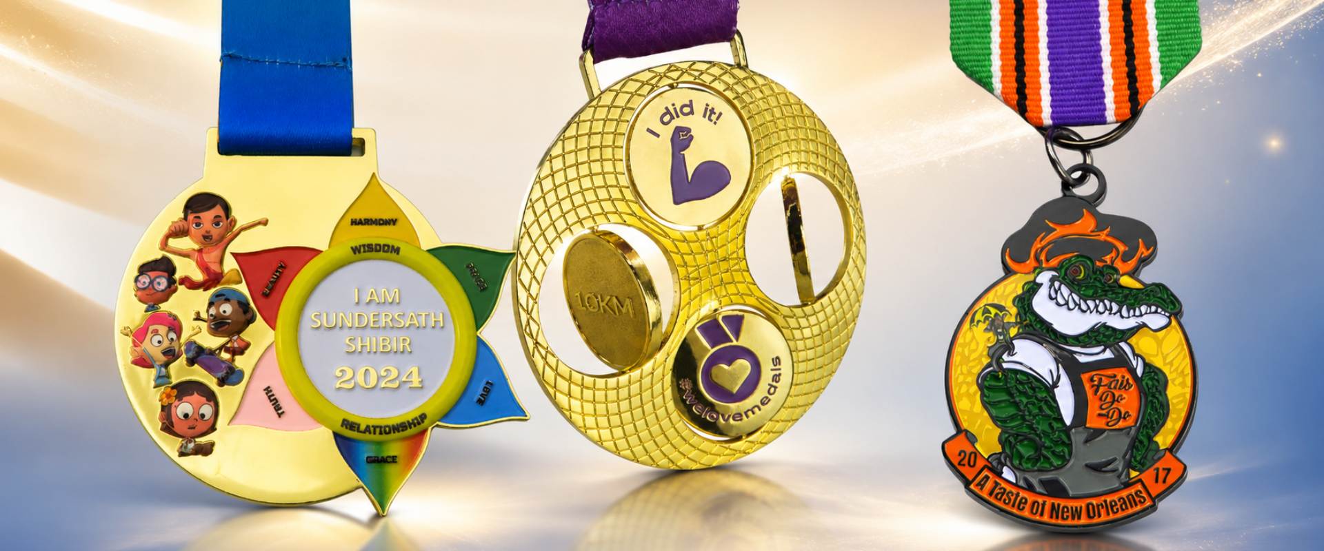 We are a custom medal factory.