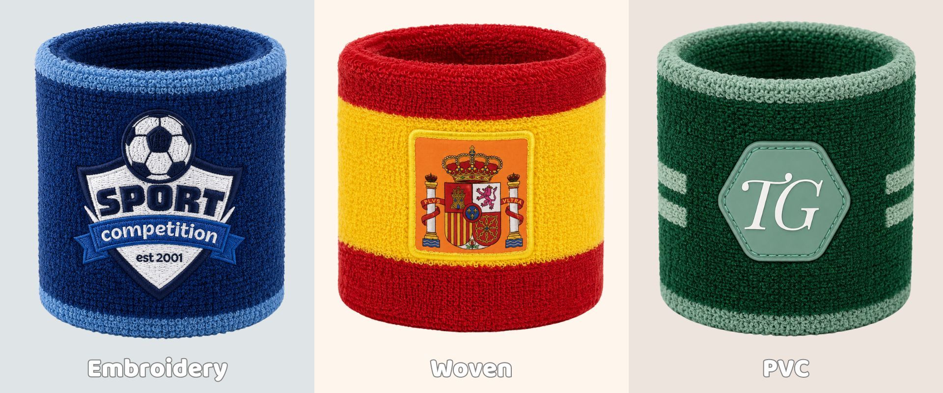faixas de suor personalizadas com logo.