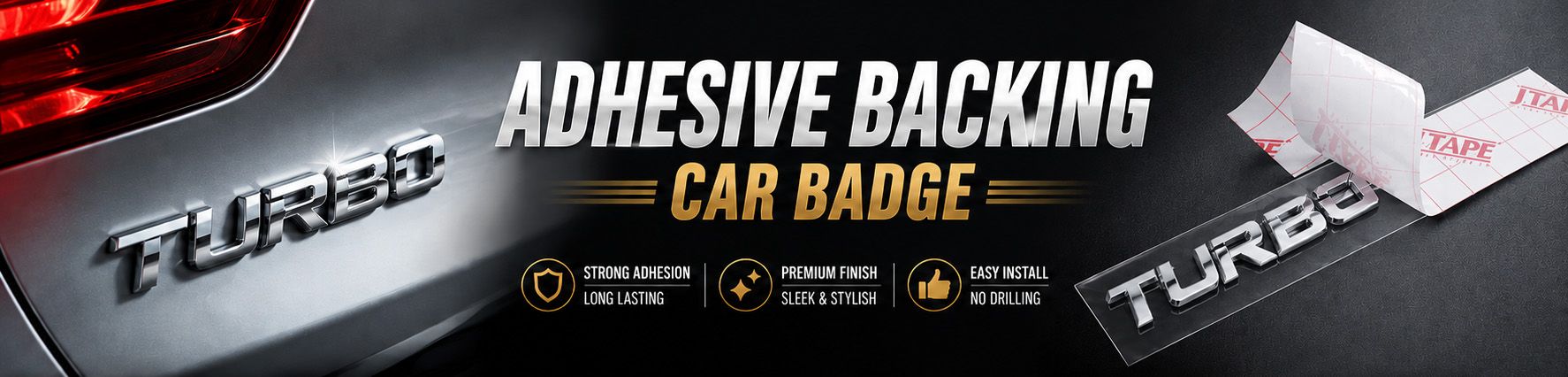 Custom car brand logo metal badge