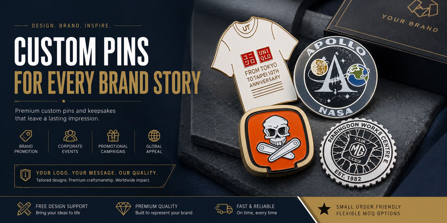 Custom souvenir manufacturer.