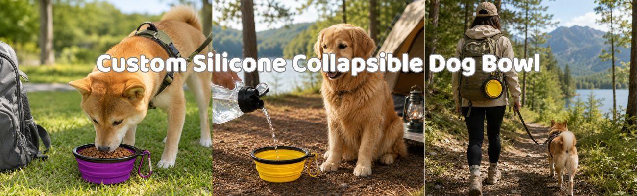 Customize your collapsible dog bowl.