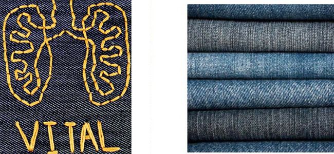 Referência de Tecido Denim