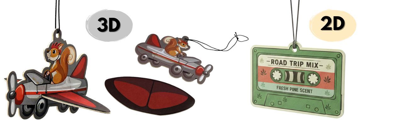 कस्टम कार एयर फ्रेशनर।