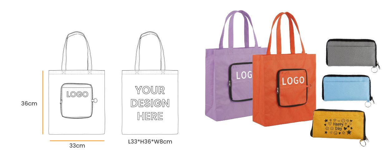 Индивидуальные сумки для покупок из нетканого материала идеально подходят для розничного брендинга.