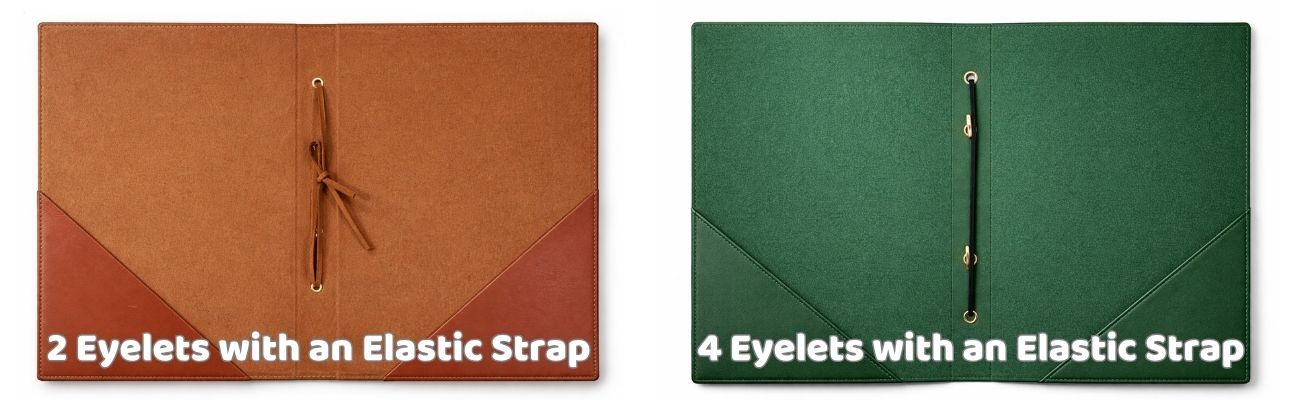 Пользовательская кожаная папка для меню.